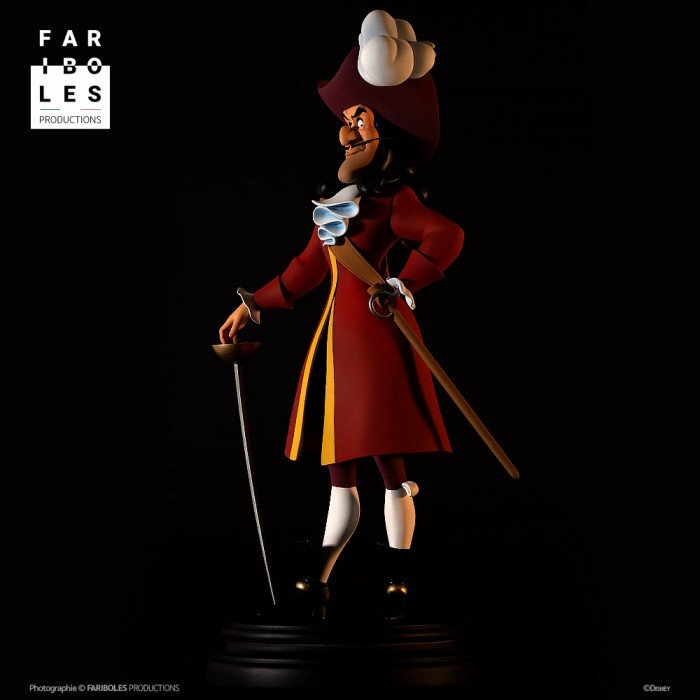 Disney - PETER PAN - CAPTAIN HOOK - Capitaine Crochet - 3 tall